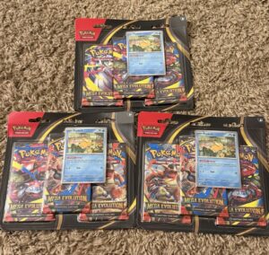Pokemon Mega Evolution – Psyduck 3-Pack Booster Blister Factory Sealed