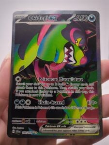Pokémon Okidogi EX Full Art Special Illustration Rare 090/064 HP250 Holo English