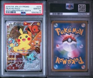 Pokemon Pikachu 279/XY-P Japanese XY-P Promo Holo 20th Festa PSA 10