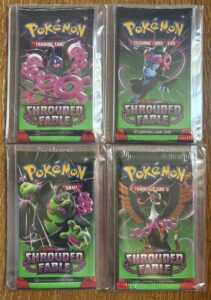 Pokémon SV: Shrouded Fable Booster Pack Sealed Full Art Set Of 4!