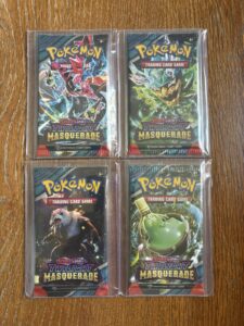 Pokemon SV: Twilight Masquerade Booster Pack Sealed Full Art Set Of 4!