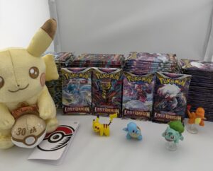 Pokemon SWSH Lost Origin Booster Pack 10 Cards, Art Set (4 sealed packs)