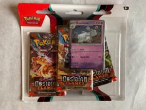 Pokemon Scarlet & Violet 3 PACK Obsidian Flames Booster Blister Houndstone