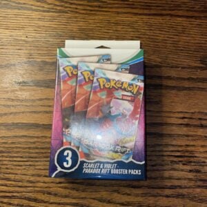 Pokemon Scarlet & Violet Paradox Rift Booster Hanger Box 3 Pack