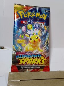 Pokémon Surging Sparks 1 Booster Pack 10 Cards English Trading Card Game Pikachu
