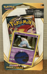 Pokemon Sword Shield Darkness Ablaze Booster Pack + Coin Hatenna SWSH039 Sealed