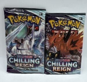 Pokemon TCG: 2 Sword & Shield Chilling Reign Booster Pack – Factory Sealed