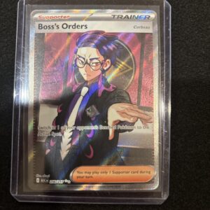 Pokémon TCG Boss’s Orders 256/217 Full Art Trainer Ultra Rare Near Mint