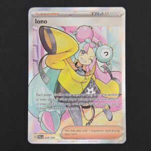 Pokemon TCG Card Iono 254/193 Paldea Evolved Full Art Trainer – NM