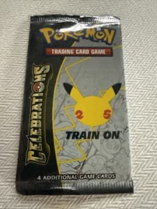Pokemon TCG Celebrations 25th Anniversary Sealed Booster Pack