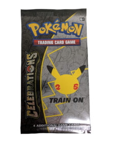 Pokemon TCG Celebrations Booster Pack Sealed Unweighed 25th Anniversary Logo ENG