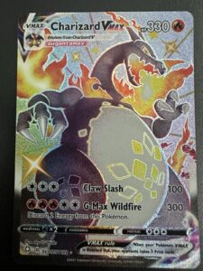 Pokémon TCG Charizard VMAX Shining Fates SV107/SV122 Full Art Holo Card PSA 10