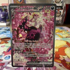 Pokemon TCG Fezandipiti ex 288/217 SV Shrouded Fable SIR Full Art Holo 210HP