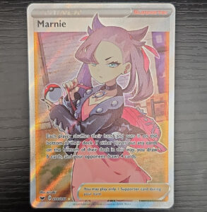 Pokemon TCG Marnie 200/202 Sword & Shield Full Art Holo UR