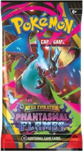 Pokémon TCG: Mega Evolution – Phantasmal Flames Booster Pack (10 Cards)
