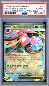 Pokemon TCG Mega Venusaur ex #013 Me: Mega Evolution Promo EN Holo PSA 10