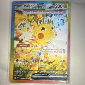 Pokémon TCG Pikachu ex SV08 Surging Sparks 238/191 SIR Full Art Holo EN