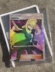 Pokémon TCG SM-Ultra Prism Cynthia 148/156 Ultra Rare Full Art Holo Trainer
