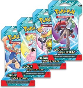 Pokemon TCG – Scarlet & Violet: Journey Together – Blister Booster Pack – 10 Car