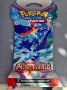 Pokémon TCG Scarlet & Violet Paldea Evolved Sleeved Booster Pack – 10 Cards