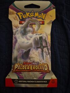 Pokémon TCG Scarlet & Violet: Paldea Evolved Sleeved Booster Pack (Random Art)