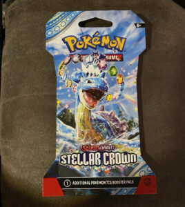 Pokémon TCG Scarlet & Violet: Stellar Crown 1-Pack Blister Booster – Lapras