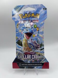 Pokémon TCG Scarlet & Violet Stellar Crown Sleeved Booster Pack Lapras Art NEW