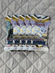 Pokemon TCG Silver Tempest Sleeved Booster Pack New Sealed ✅ x5