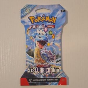 Pokémon TCG Stellar Crown English Booster Pack 10 Card Sleeve