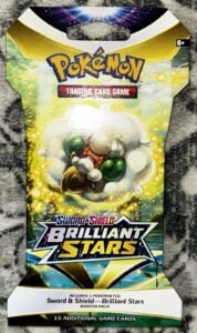 Pokémon TCG Sword & Shield-Brilliant Stars Sleeved Booster Pack New Sealed