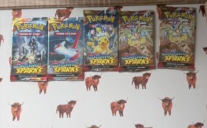 Pokémon Tcg Surging Sparks Booster Pack X5 Factory Sealed See Description