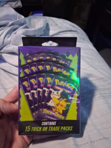 Pokémon Trick or Trade Booster Pack Box 15 Packs 2025 Sealed Box