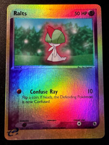 Ralts 66/109 EX Ruby & Sapphire Pokemon Card Reverse Holo Foil Rare Near Mint