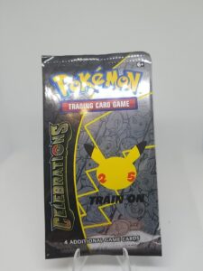 SEALED Pokémon TCG Celebrations Booster Pack 4 Cards English – Train On