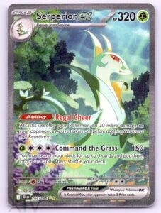 Serperior ex 164/086 Pokemon Black Bolt Special Illustration Rare