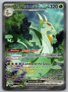 Serperior ex Holo Special Illustration Rare SV: Black Bolt 164/086 NM