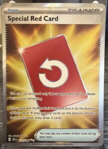 Special Red Card 113/086 Ultra Rare ME04: Chaos Rising Pokemon Near Mint