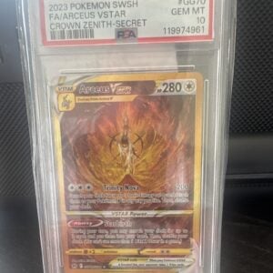 The Pokémon Company Arceus VSTAR Secret Rare GG70 Crown Zenith Holo PSA 10