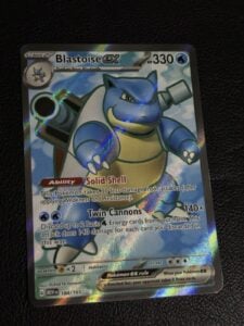 The Pokémon Company Blastoise ex 184/165 UR Full Art Holo 330HP EN