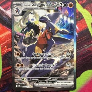 The Pokémon Company Cynthia’s Garchomp ex 232/182 SV10 Secret Rare Full Art Holo