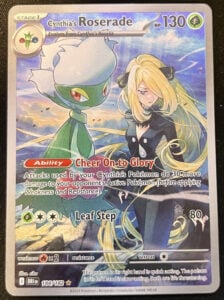 The Pokémon Company Cynthia’s Roserade 184/182 Secret Rare Full Art Holo Eng