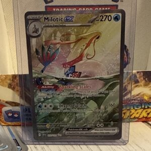 The Pokemon Milotic ex 237/191 Surging Sparks Full Art Holo EN.+ 9 random cards