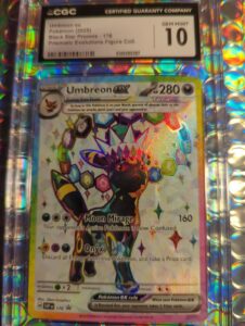 Umbreon ex SVP176 Sv: Scarlet & Violet Promo Cards Holo CGC 10. Free Shipping