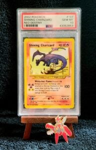 🔥2002 WOTC Pokémon Neo Destiny #107 SHINING CHARIZARD PSA 10 GEM MT🔥
