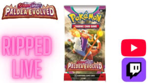 1x pokemon TCG paldea evolved booster pack new sealed