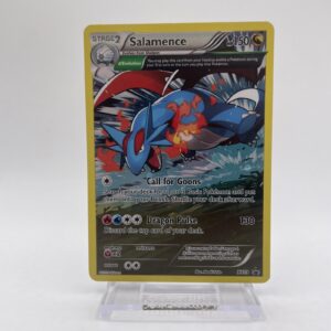 2015 Pokemon XY Black Star Promo Salamence #XY59 Full Art Holo LP