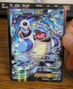 2016 Pokemon XY Blastoise EX XY122 Black Star Promo Holo VG Condition Full Art