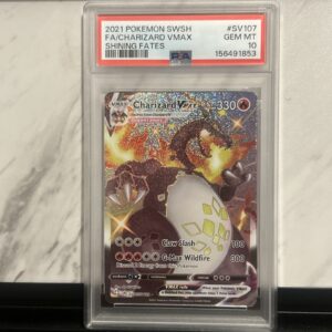2021 Charizard VMAX Shining Fates Card SV107/SV122 PSA 10