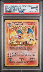 2021 Pokemon Celebrations Classic Collection Charizard Holo Base Set PSA 10 #4