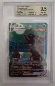 2021 Pokemon Evolving Skies Umbreon VMAX Alt Art Secret 215/203 BGS 9.5
